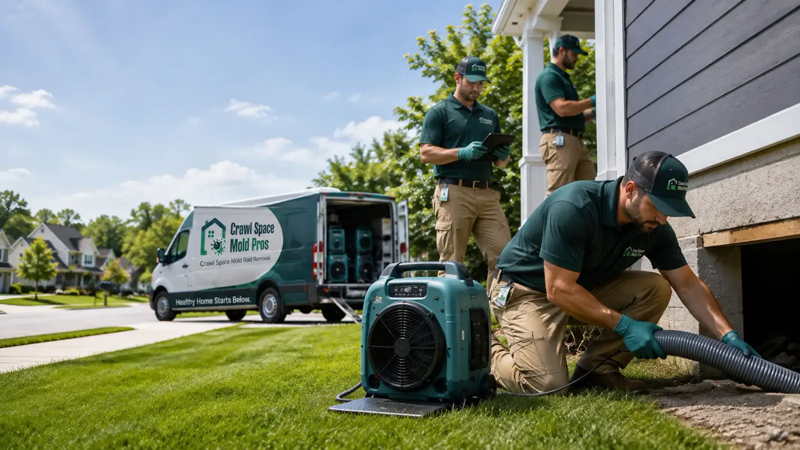 Crawl Space Mold Removal in Murfreesboro, AR